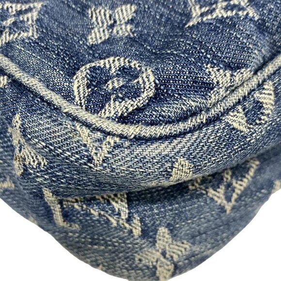 Auth LOUIS VUITTON Camera Bag M95348 Blue Monogram Denim - SR0027 Shoulder Bag - Picture 4 of 16